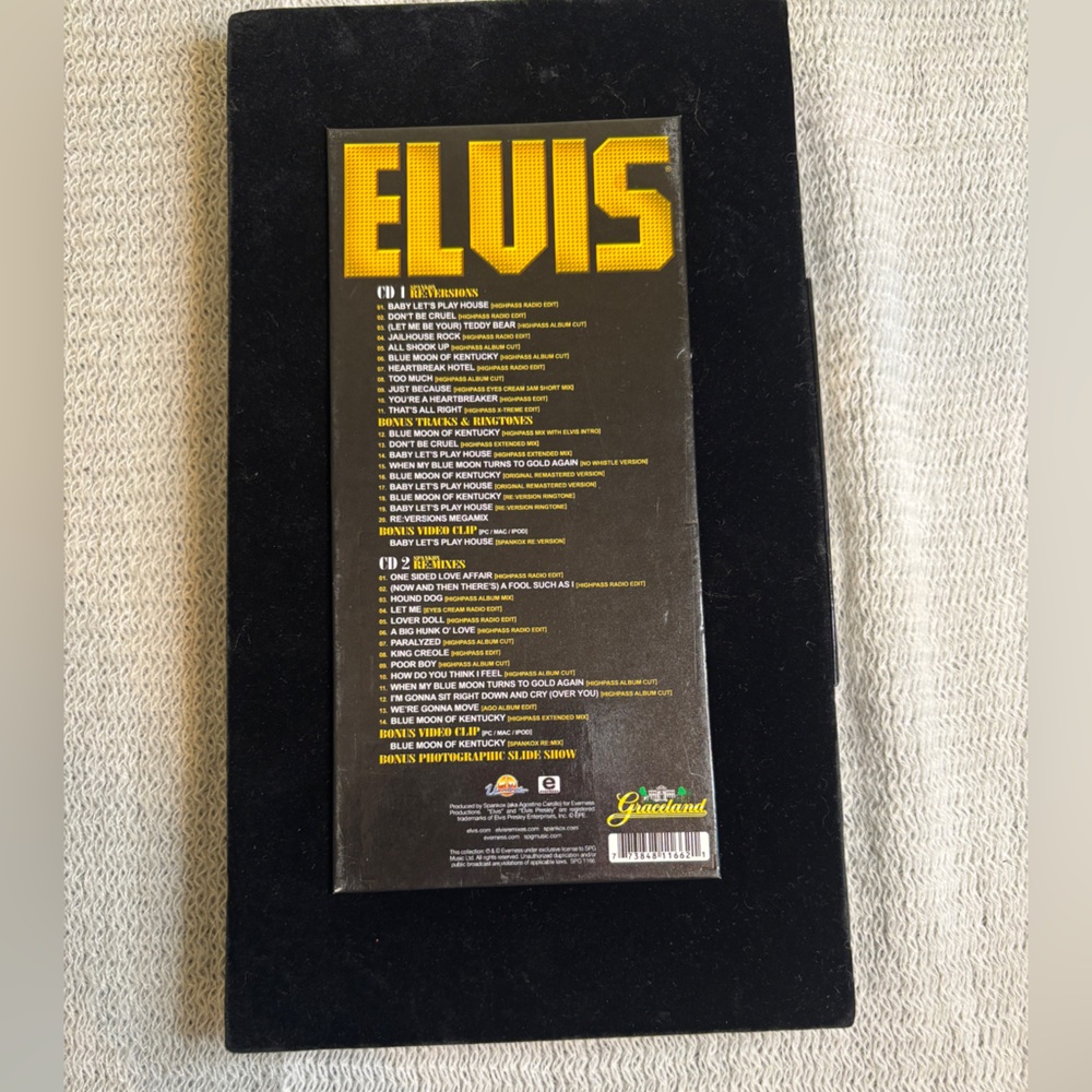 Elvis Remix Collection CD - Black and Gold - Picture 4 of 4